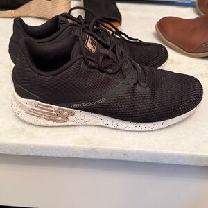 New Balance Black Mesh Sneakers